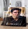 Edward Cullen Flannel Blanket Soft Warm All-Season Throw, Design for Camping, Car Travel, Hiking Sofa, Bed, Office Perfect Gift for Parties