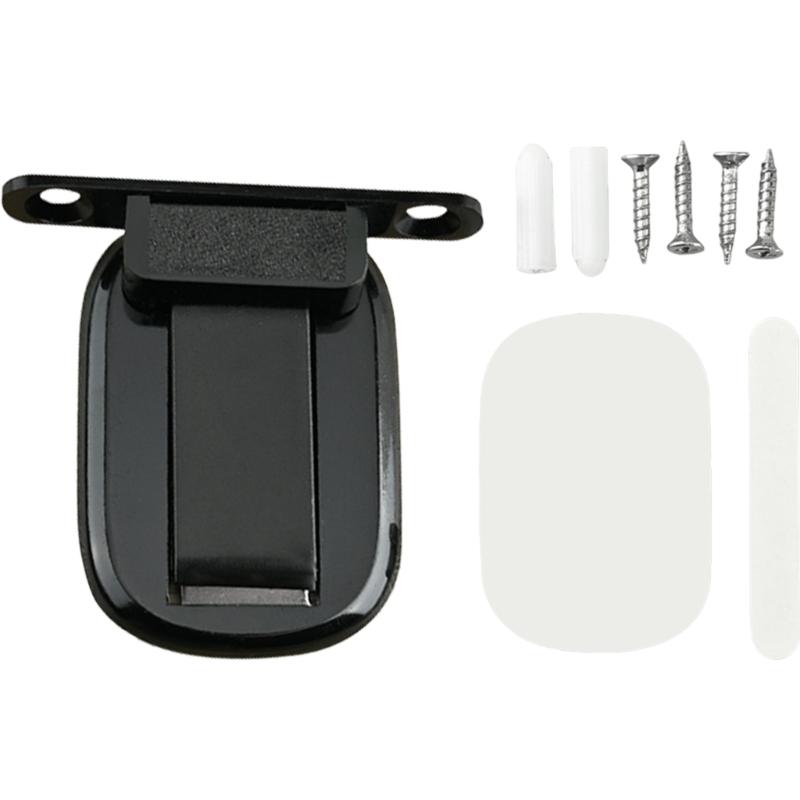 

Floor Mounted Door Suction Resistant Designs Windproof Door Catch Multifunction Door Suction Suitable for Home Use чорний