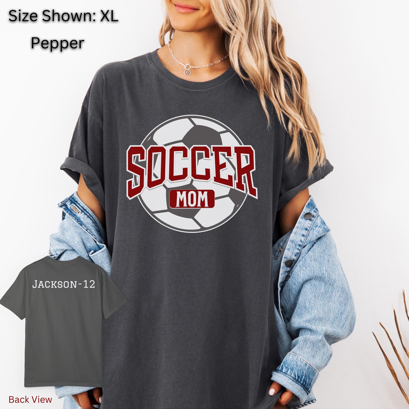 Soccer Mom T-Shirt: Personalized Sports Tee, Game Day Apparel S