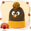 Embroidered Turkey Thanksgiving Turkey Beanies Perfect for Holiday Parties