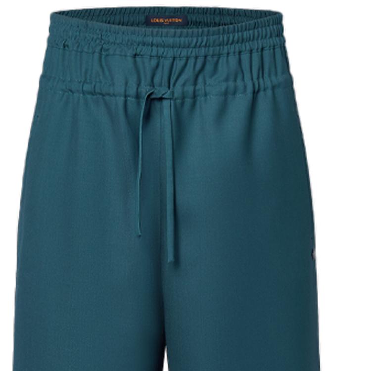 LOUIS VUITTON FW22 Casual Pants Men's Peacock Green 1AAH0V