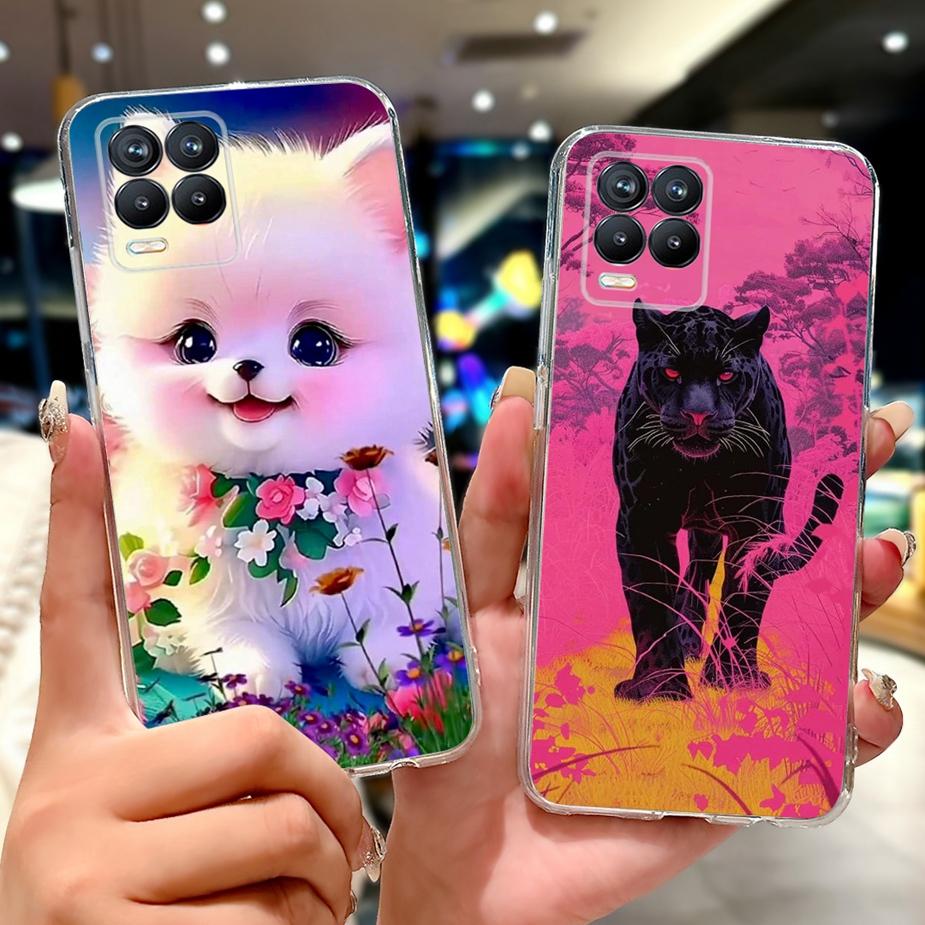 Cute Cat Fashion Painted Cover For Realme 8 Case Cover For Realme 8 Pro Soft Silicone Phone Case For Realme8 5G Realme 8i Bumper
