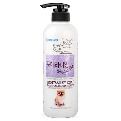 [Forcans] Hondenshampoo en Spoeling voor Pomeranians 550ml, Koreaanse huisdierenshampoo