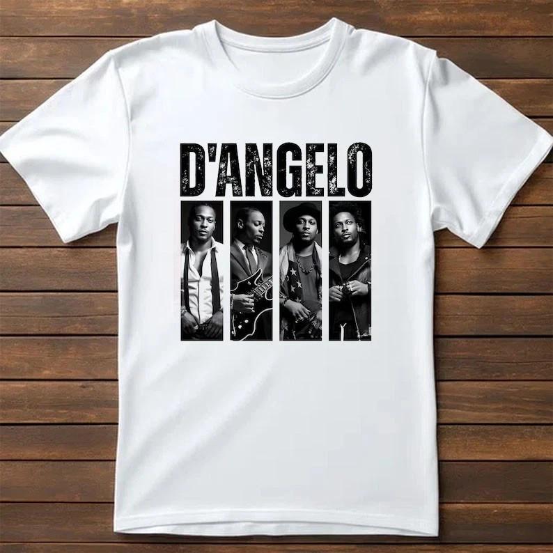 New D'angelo 90s 2000's Gift for fan Unisex S-5XL White Shirt OM754 Unisex T-Shirt