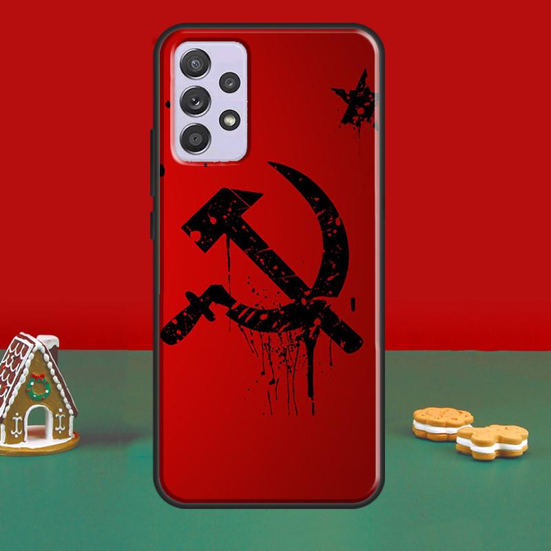 USSR Flag Soviet Union Case For Samsung A52S A12 A32 A42 A52 A72 A51 A71 A31 A11 A40 A50 A70 A21S Phone Cover