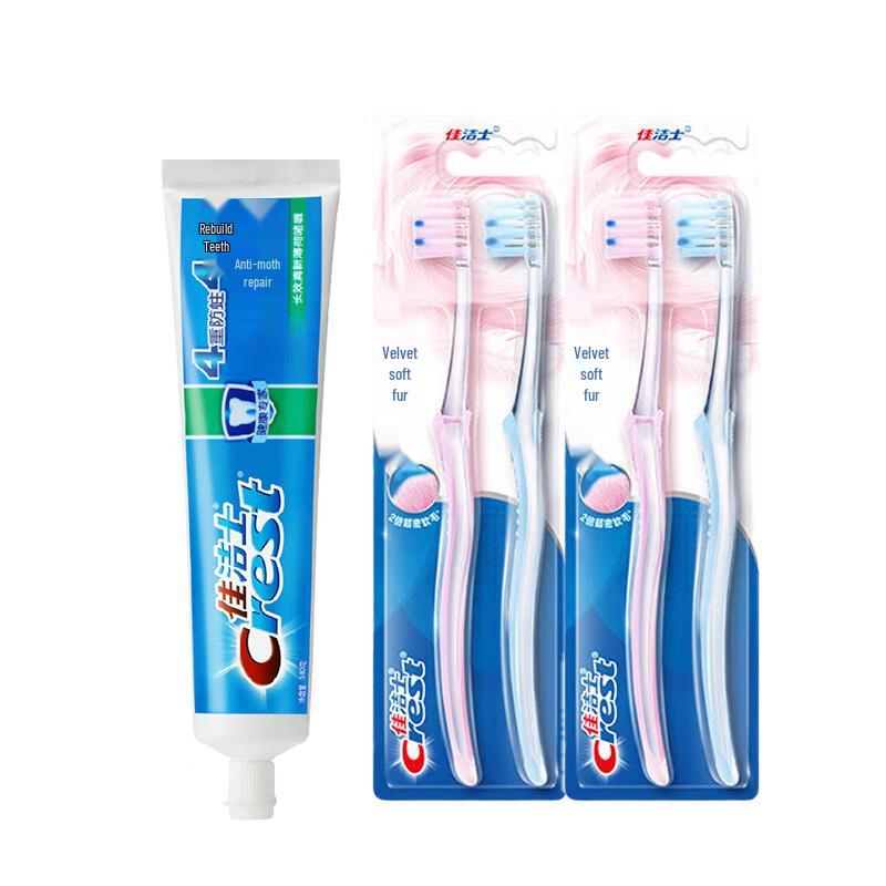 

Crest Health Expert Fresh Mint Toothpaste & Velvet Toothbrush Set