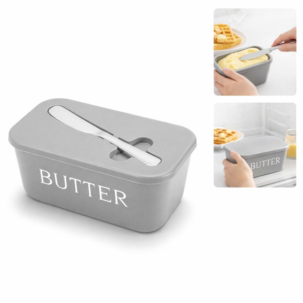 Butter Box Set With Lid For Refrigerator Storage Easy To Clean Surface Ideal For Hotels Homes Restaurants Butter Dish Serving
