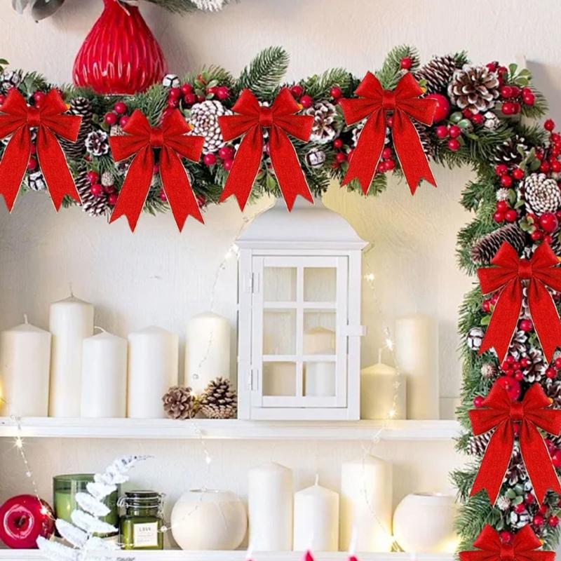 Grand Gold Base Birds Decorated Ribbon Christmas Tree Ribbon Rolls For Christmas Gift Packaging And DIY Seasonal Designs