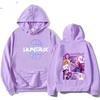 Womens Hoodie Kpop Demon Hunters Autumn Sweatshirt Fleece Cartoon Anime Warm Sportswear Hoodie