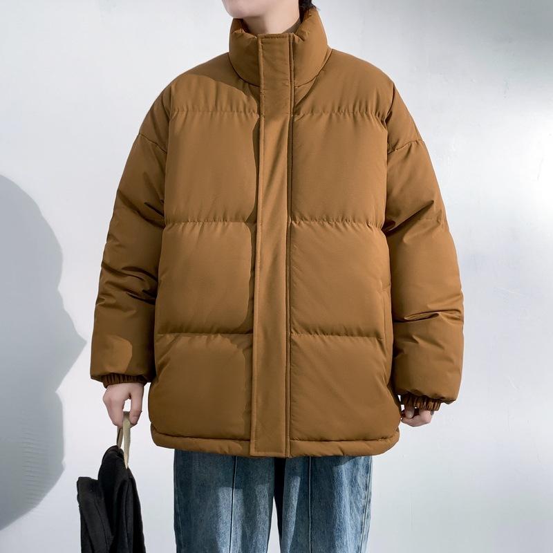 M-8XL Big Size Cotton Clothing Men and Women with The Same Paragraph Winter Stand-up Collar Cotton Jacket Loose Cotton Coat Men Thickened To Keep Warm
