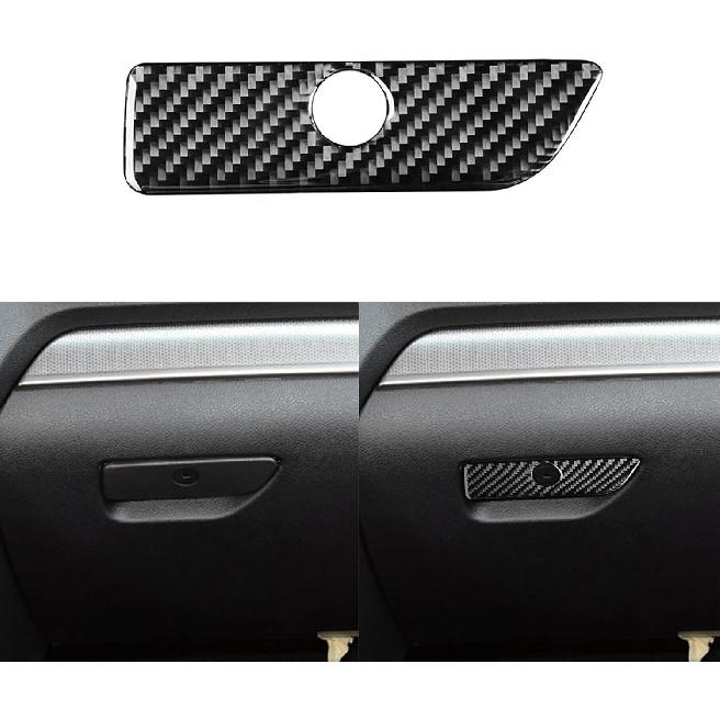 Real Carbon Fiber Car Central Navigation Screen Panel AC Outlet Vent Frame Sticker Compatible with Ford Explorer 2013 2014 2015 2016 2017 2018 2019