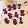 Superhero SpiderMan Enjoyable Figure Candle Adorable Cartoon Print 0-9 Celebration Birth Date Candle Cake Decoration Children Celebration Present