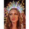 Glowing Crown Hairband LED Flashing Headdress Fashion Hair Hoop