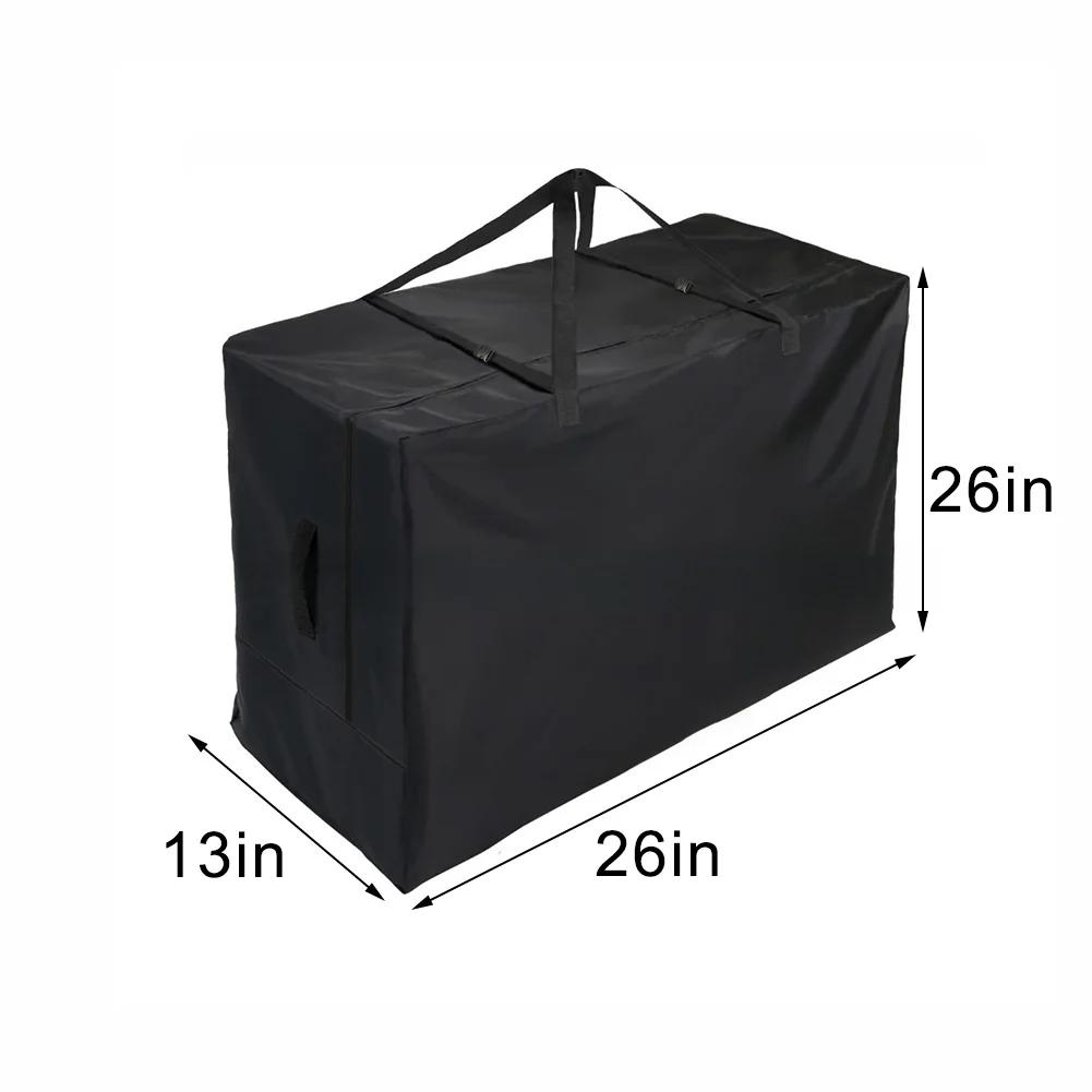 Folding Mattress Storage Bag Heavy Duty Carry Case For Tri-Fold Guest Bed Mattress Moving Bag Dustproof Waterproof Oxford Fabric
