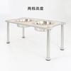 Adjustable Height Dog Feeder Stand With Dual Stainless Steel Bowls Large Dogs Neck Protection 12.5/22.5/32.5cm