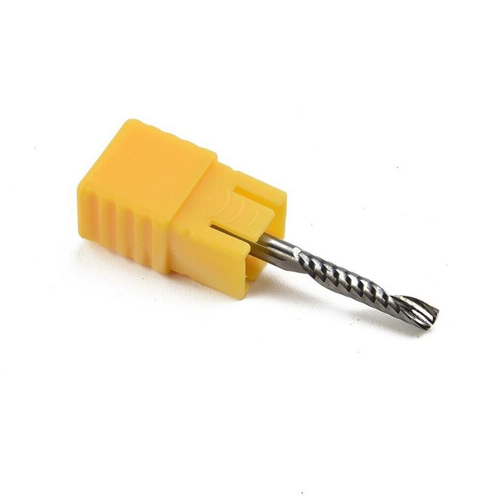 5 bucăți freza CNC cu o singură lamă de tăiere din aluminiu cu un singur canelut 17mm 3.175