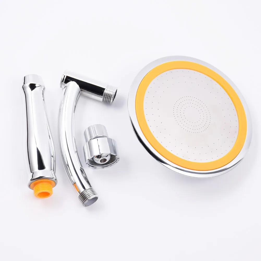 6 Zoll Hochdruck 360 Einstellbar Große Runde Große Regen Sprayer Badezimmer Handbrause Zubehör Wasserhahn Spa