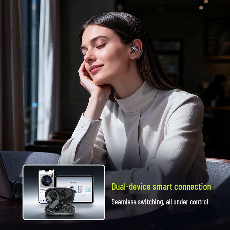 Langsdom AirRunFit Open-Ear Wireless Bluetooth Sports Headphones