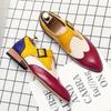 Fashion 2024 Leather Dress Shoes Men Shoes For Offical Business Casual Shoes Gentleman Formal For Wedding Party Flats Zapatos Hombre