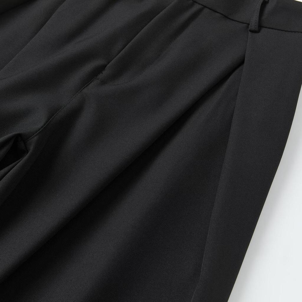 Men's High-end Wide-leg High-waisted Drape Pants for Early Spring 2026 - Casual Straight-leg Style