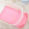 Double-Layer Mesh Cat Litter Box - Large Semi-Closed Mischief Maker