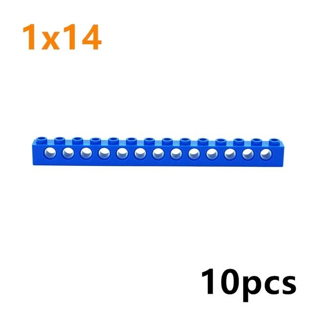 MOC Technical Beam Construction Block Combination Studded Long Beam featuring Hole Thick Blocks Works With 3703 3 3895 2730 3894 3701