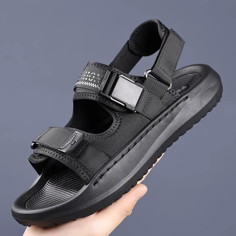 

Sandals men s summer new casual platform hundred pagoda sports driving outside wearing beach shoes men s hollow sandals 44