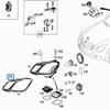 2128261191 2128261291 Headlight Sealing Strip for Mercedes-Benz E-Class W212