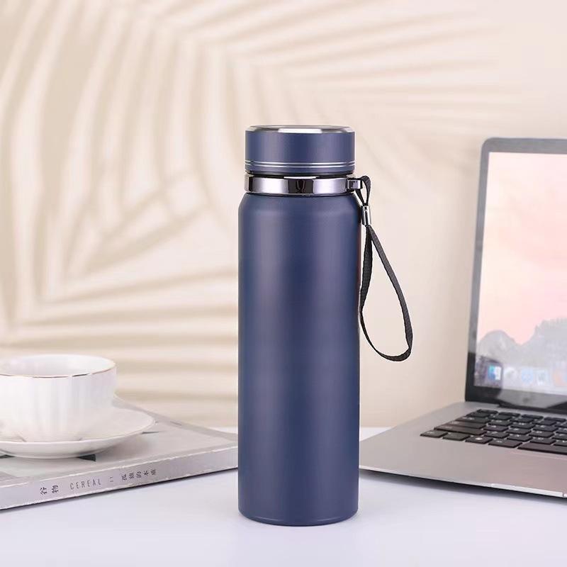 

Кружка-слинг из нержавеющей стали, большая емкость, солнцезащитный горшок, спортивная бутылка для воды, уличный альпинистский дорожный горшок для мужчин и женщин. 800ML