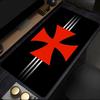 Red Cross CR Flamengo mouse pad, rubber base, esports desk mat, mouse pad for gamers and office use, gaming desk , easy to clean mat