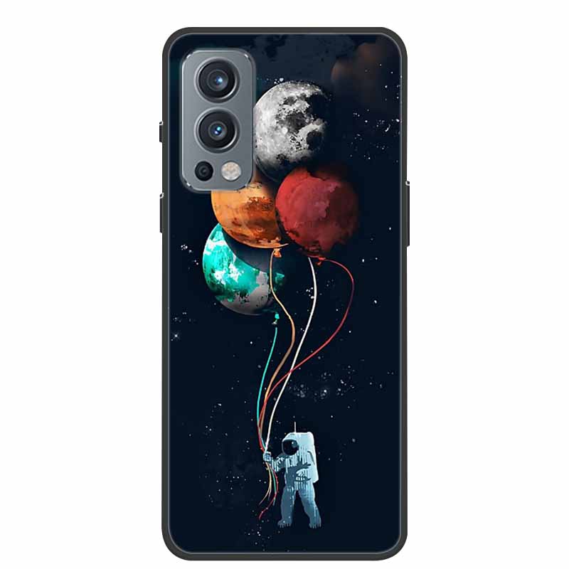 Black Silicone Case For OnePlus Nord 2 5G Phone Case Cover Soft Funda For One Plus OnePlus Nord 2 Back Cover Case 1+Nord 2 Nord2