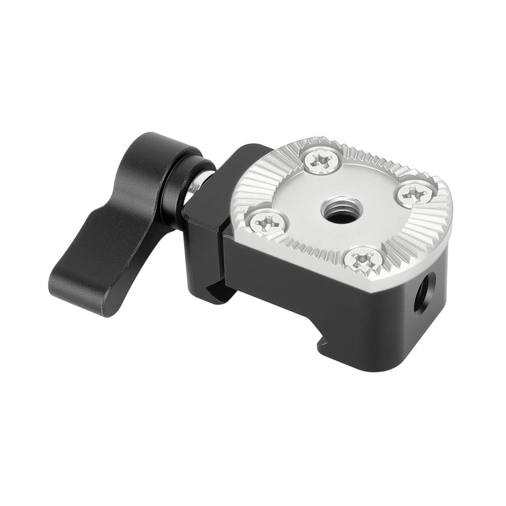 HDRIG NATO Rail Quick Release Clamp with M6 Steel, ARRI Standard, Universal Alai Gear 3915. чёрный