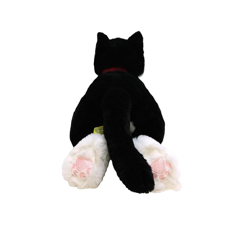 Sunlemon Knee Cat (Bicolor) S 13 x 36 x 15 cm Plush Toy (Renewed Version) Cute Animal Cat P-1513