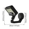 180 Degree Foldable Solar Wall Light 92 LEDs Adjustable Brightness Garden Street Lights Auto On/Off Magnetic Base