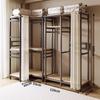 Vertical Metal Corner Coat Rack for Bedroom or Entrance