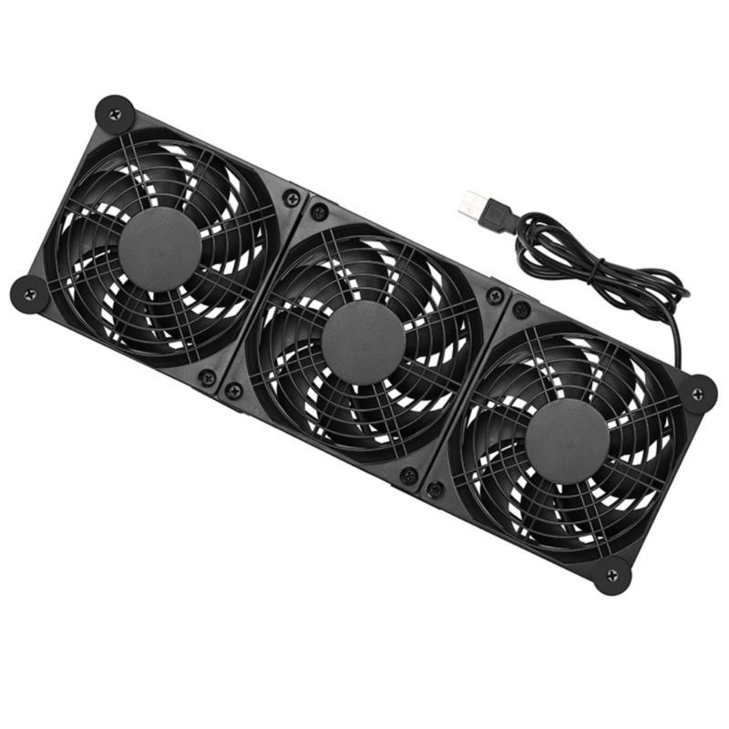 120mm USB 5V Cooling Fan Portable Cooling Fan for Tablet TV Receiver Router DVR Computer Cabinet Component Cooling