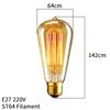 Dimmable Edison Light Bulb E27 40W 220V Retro Vintage Edison Bulb Incandescent Ampoule Bulbs Vintage Edison Lamp Retro Light