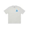 Palace Tri-Slime Logo T-Shirt Unisex Tops Grey P20TS032