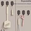 Heavy Duty Magnetic Hook for Kitchen Refrigerator Magnets Hooks Key Towel Storage Holder No Drilling Traceless Bathroom Hangers