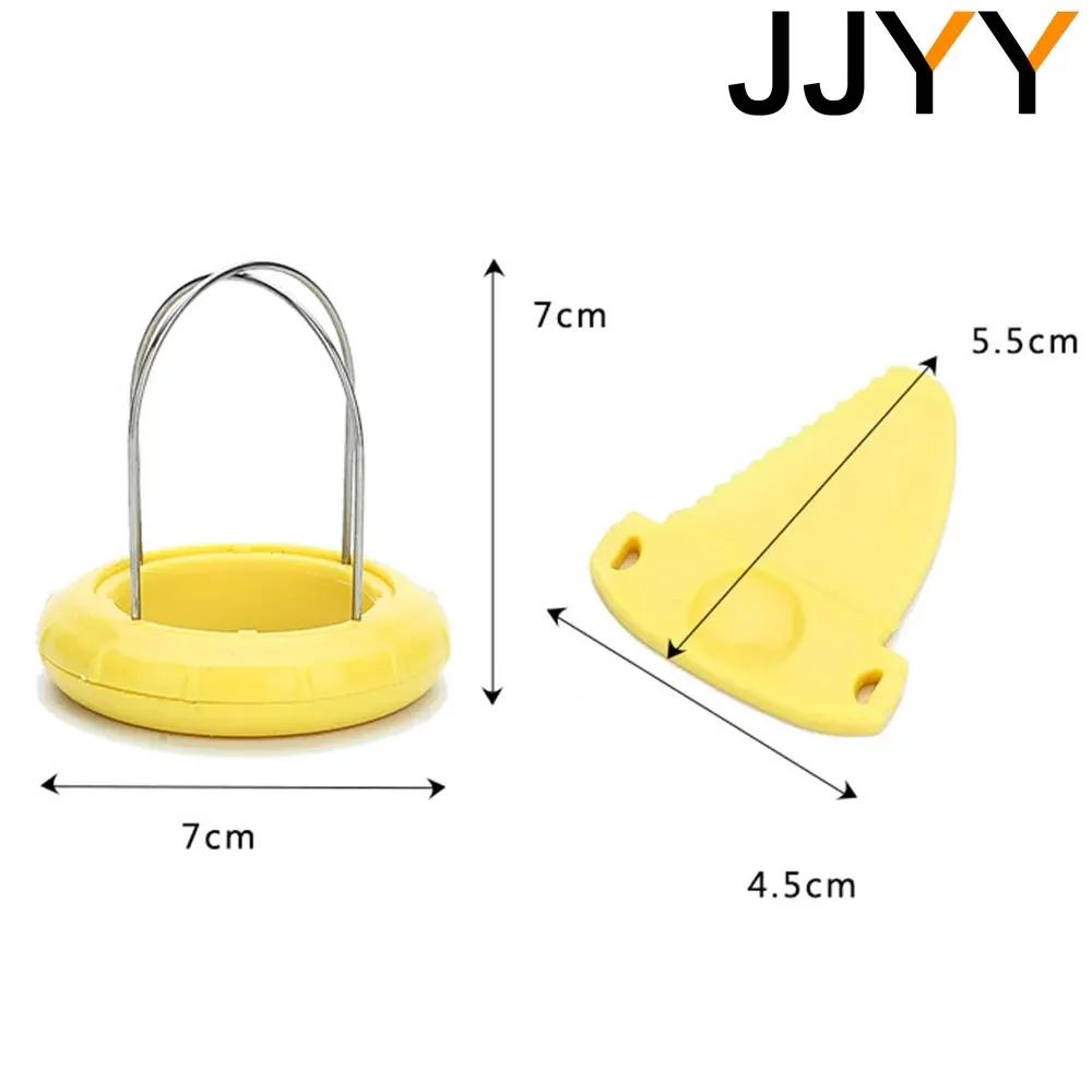 JJYY 2-in-1 Fruit Slicer Cutter Divider Kitchen Accessories Apple Pear Kiwi Easy Cutting Knife