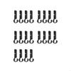 20Pcs Headlamp Clip Hook Hard Hat Light Clip for Rapid Attachment On Safety Helmets Offering Antislip