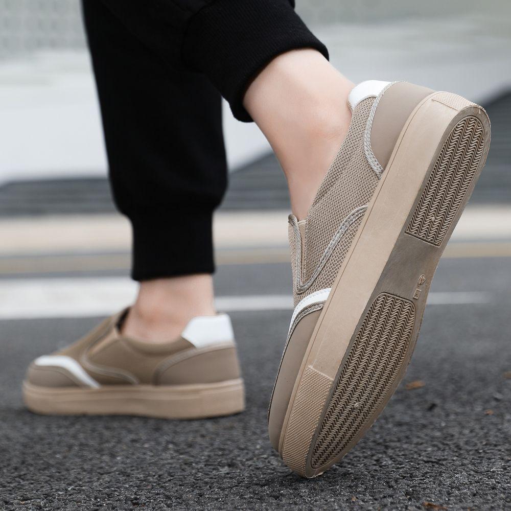 Man Shoe Summer Tennis Mesh Casual Shoes for Men Slip-on Lightweight Sneakers Black Elegant Designer Luxury Legitimate Work Sale