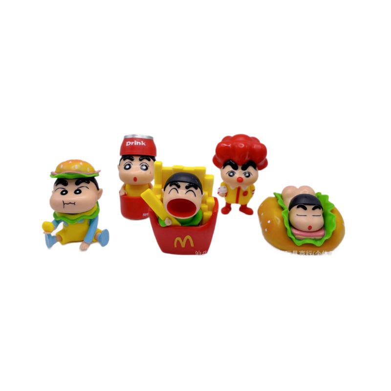

Shin-chan Cosplay Hamburger & Snack Gashapon Toys Set
