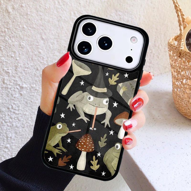 Witch Frog Phone Case For iPhone 17 Air 16 15 14 13 12 11 Pro Max Plus