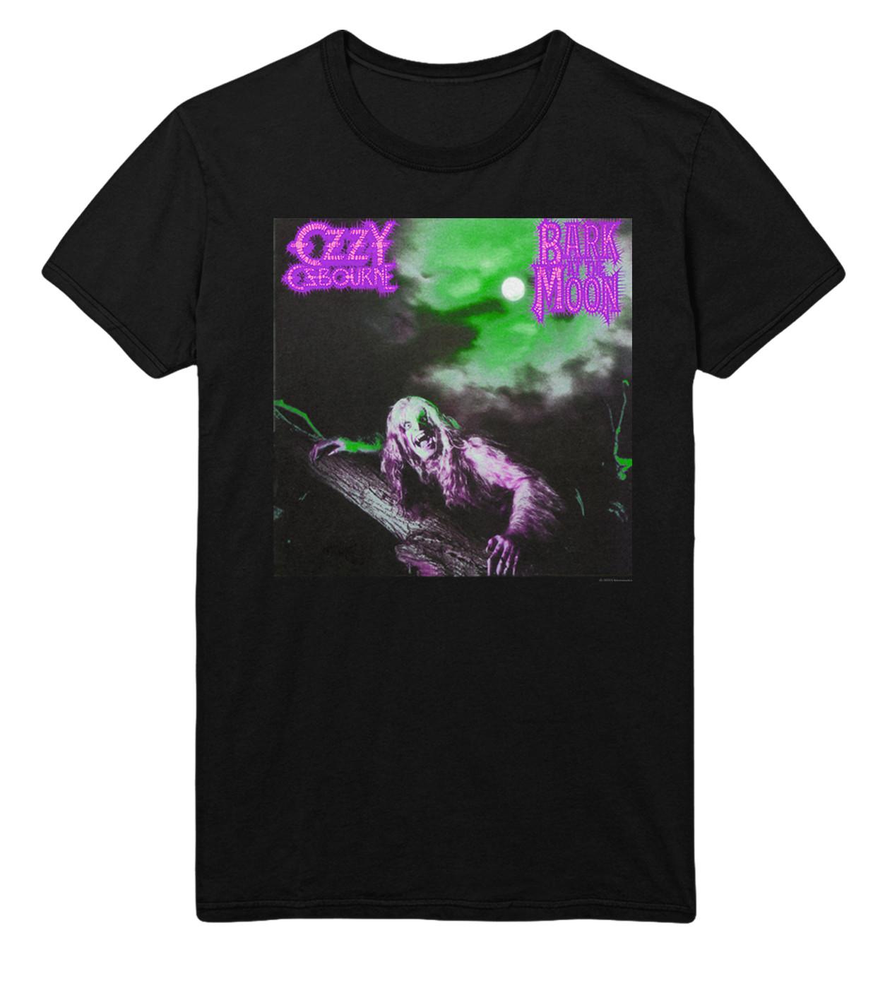 Stakes Ozzy Osbourne Neon Bark Jumbo Print T-Shirt T-Shirt Black New XXXL