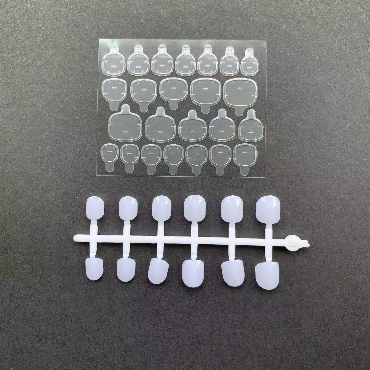 

Kids Ultra-Thin Waterproof Yellow Jelly Nail Stickers - High Viscosity Double-Sided Adhesive Toddler (3-7 years) жёлтый