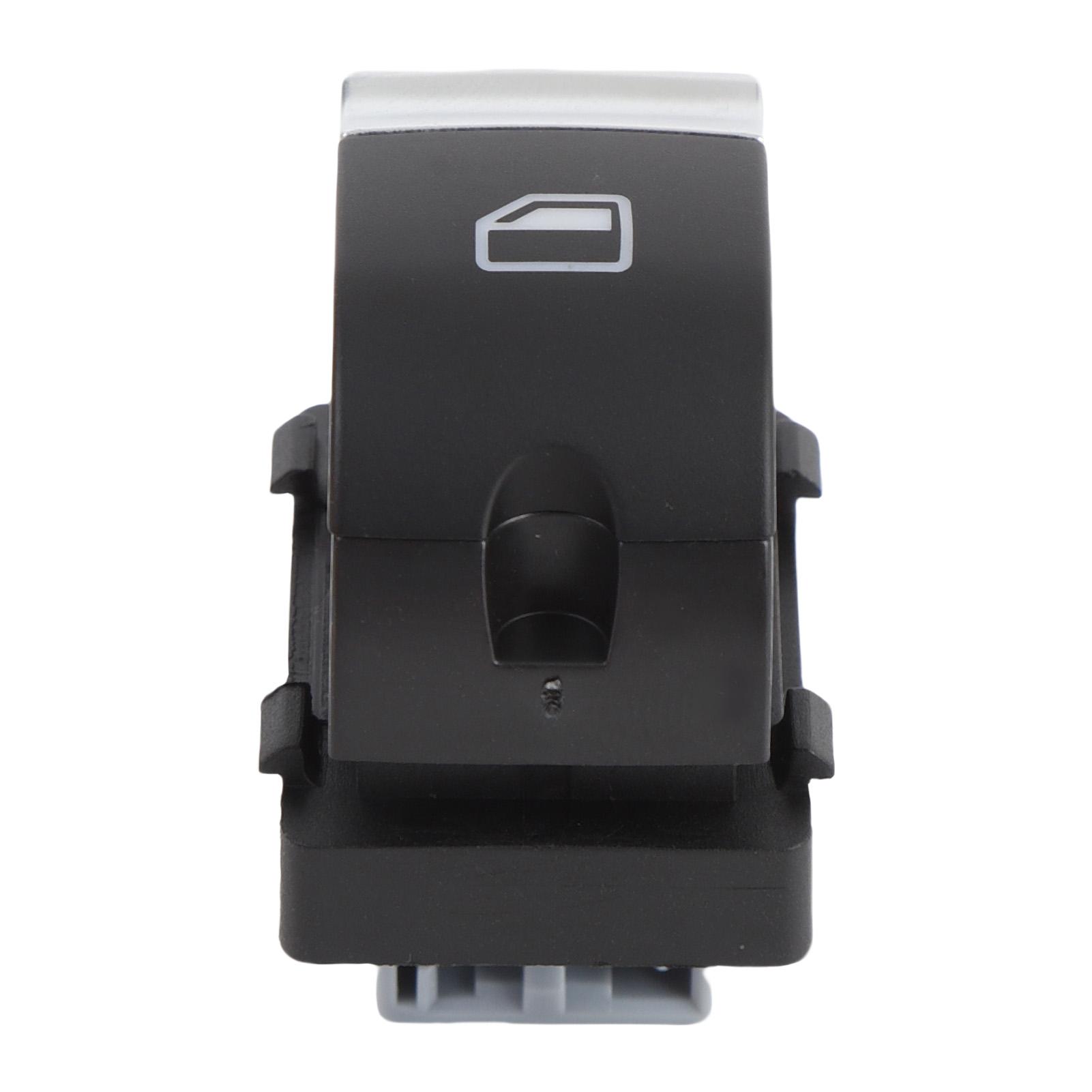 Passenger Side Power Window Switch ABS 4F0959855B Chrome Plated Car Window Switch