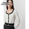 PEACEBIRD Women's Round Neck Knit Sweater