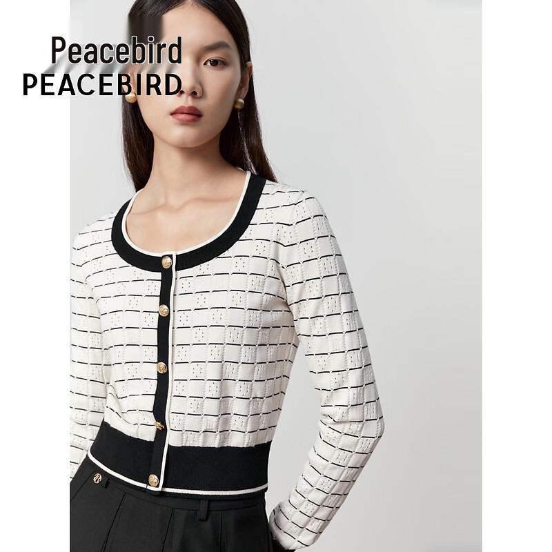 PEACEBIRD Women's Round Neck Knit Sweater