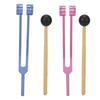 Therapy Tuning Fork 128HZ Tuning Forks Paint Process Aluminum Alloy Tuning Fork Set with Hex Wrench Small Hammer